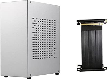 JUJNE A07 Mini ITX Case Chassis HTPC Case USB3.0 ITX di Prolunga per Scheda Grafica (B)