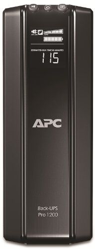 APC Power-Saving Back-UPS PRO BR1200G-GR Gruppo di Continuità (UPS) 1200VA, (AVR, 6 Uscite Schuko, USB, Shutdown Software, Risparmio Energetico)