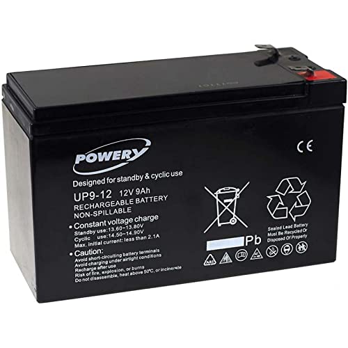 akku-net Batteria al Gel di Piombo per:ups APC Back-ups CS 350 9Ah 12V, 12V, Lead-Acid