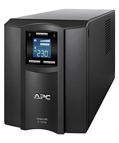 APC SMC1000I Smart-UPS SMC Tower Gruppo di Continuità 1000 VA, Line Interactive, AVR, 8 Uscite IEC-C13, Software Shutdown Powerchute