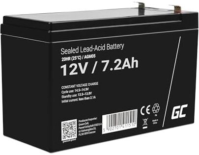 Green Cell AGM05 UPS battery Sealed Lead Acid (VRLA) 12 V 7.2 Ah