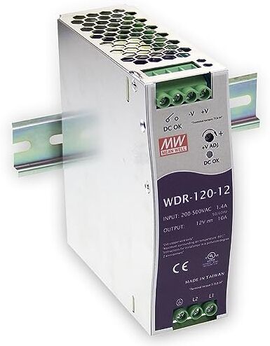 MEAN WELL WDR-120-24 alimentatore per computer 120 W Metallico