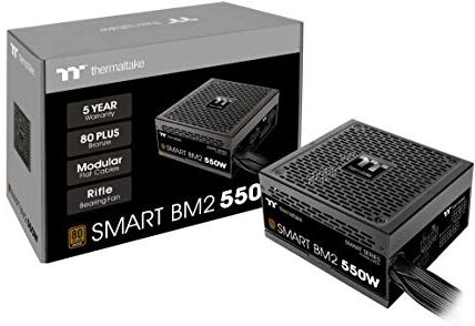 Thermaltake Fuente DE ALIMENTACIÃ“N Smart BMM2 550W 80 Plus Bronze Semi Modular