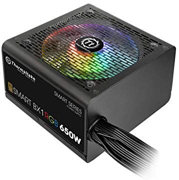 Thermaltake Smart BX1 RGB 650W Alimentatore per PC da 650 W, Nero