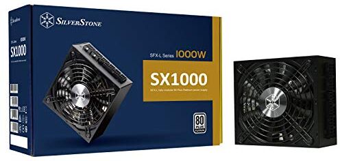 Silverstone FUENTE DE ALIMENTACIÃ“N SX1000 MODULAR 80-PLUS 1000W PLATINUM, SFX-L SST-SX1000-LPT