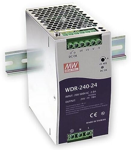 MEAN WELL WDR-240-24 Alimentatore per guida DIN WDR-240-24 24 VDC 10 A 240 W 1 x