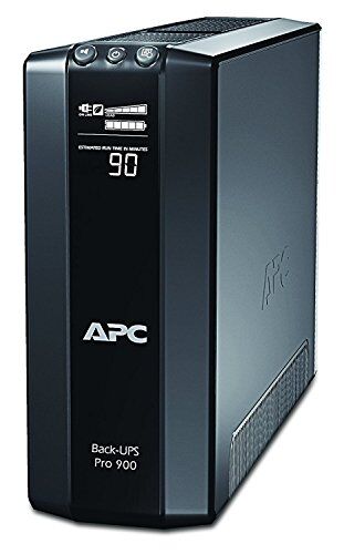 APC Power-Saving Back-UPS PRO BR900G-GR Gruppo di Continuità (UPS) 900VA (AVR, 5 Uscite Schuko, USB, Shutdown Software, Risparmio Energetico)
