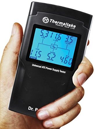 Thermaltake Dr. Power II battery tester Black