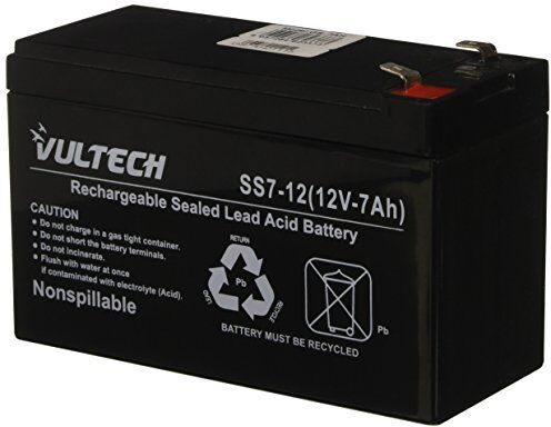 Vultech GS-7AH Batteria Ermetica al Piombo per UPS, Nero