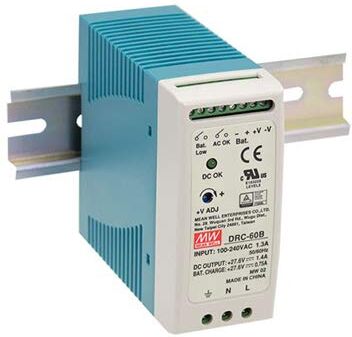 MEAN WELL AC-DC Industrial DIN Rail con funzione UPS