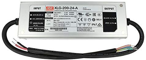 MEAN WELL MeanWell XLG-200-24-A, Alimentatori LED CV/CC 200 Watt 24V 8.3A Dimmerabile