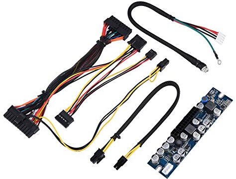 Tosuny PSU PC Ingresso DC 12V Uscita 300 W Scheda modulo di alimentazione del computer con cavo 24Pin Connect/AUX/SATA, Adatto per Mini-ITX e Case 1U