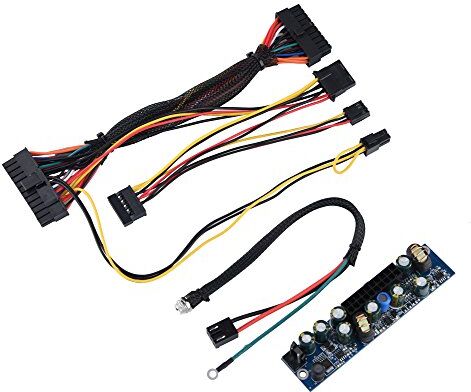 Bewinner Modulo di Alimentazione per PC da 12V 120W PSU DC con Cavo di Ingresso Modulo di Potenza da 24 Pin ATX/DC Resistente Modulo di Alimentazione CC