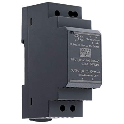 MEAN WELL 12 VDC 2 A 24 Watt HDR-30-12 alimentatore guida DIN Rail MEAN WELL 12 VDC 2 A 24 Watt HDR-30-12 alimentatore guida DIN Rail