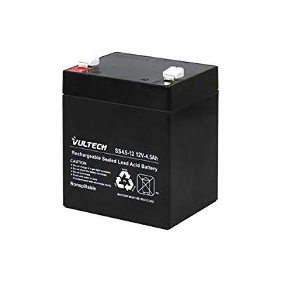 VulTech GS-4,5AH Batteria Ermetica al Piombo per UPS, Nero VulTech GS-4,5AH Batteria Ermetica al Piombo per UPS, Nero