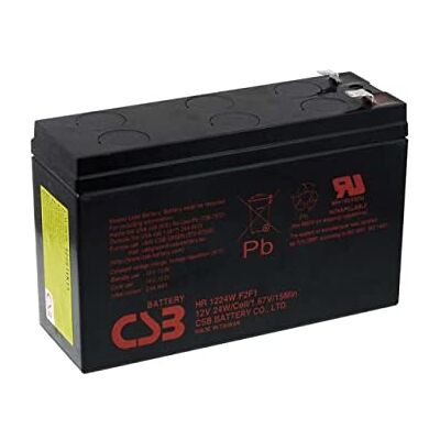 CSB Battery CSB Batteria Piombo-Acido per ups APC Back-ups es 400 CSB Battery CSB Batteria Piombo-Acido per ups APC Back-ups es 400