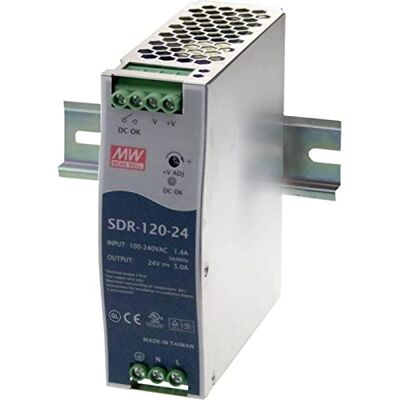 MEAN WELL Stromversorgung 120W Metallico alimentatore per computer MEAN WELL Stromversorgung 120W Metallico alimentatore per computer