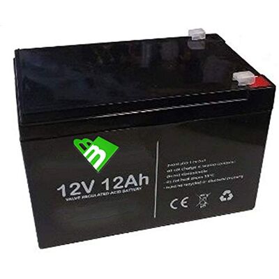 ANFEL 12V 12AH Batteria Ricaricabile al Piombo VRLA Faston F2 6.35mm per allarmi antifurti, sistemi di Sicurezza, Batterie di Ricambio per ups USV, Solar, Solarpanel ANFEL 12V 12AH Batteria Ricaricabile al Piombo VRLA Faston F2 6.35mm per allarmi antifurti, sistemi di Sicurezza, Batterie di Ricambio per ups USV, Solar, Solarpanel