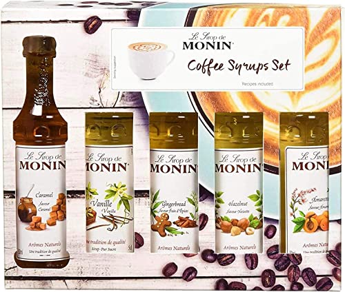 Monin Coffee Syrup Set 5x5cl