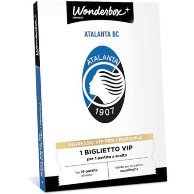 WONDERBOX Connect Cofanetto Regalo Atalanta BC Premium 1 Biglietto WONDERBOX Connect Cofanetto Regalo Atalanta BC Premium 1 Biglietto