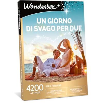 WONDERBOX Cofanetto Regalo Un Giorno di Svago per Due per 2 Persone WONDERBOX Cofanetto Regalo Un Giorno di Svago per Due per 2 Persone