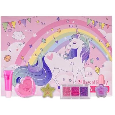 accentra Calendario dell'Avvento BEAUTIFUL UNICORN per bambini, riempito con 24 sorprese di bellezza, magica agenda di Natale in rosa, idea regalo per fan di ragazze e unicorni accentra Calendario dell'Avvento BEAUTIFUL UNICORN per bambini, riempito con 24 sorprese di bellezza, magica agenda di Natale in rosa, idea regalo per fan di ragazze e unicorni