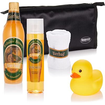Brubaker bagno Beer Box 5 pezzi regalo per gli uomini con borsa toilette, washcloth e l'anatra del bagno Brubaker bagno Beer Box 5 pezzi regalo per gli uomini con borsa toilette, washcloth e l'anatra del bagno