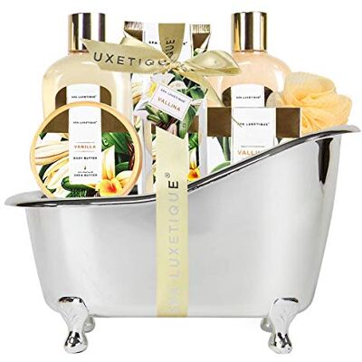 spa luxetique Regalo Donna Compleanno, 8 Pezzi Vanigli Cofanetto Regalo Donna con Bombe da Bagno,Vasca Decorativa,Set Regali Bellezza Donne,Regalo Festa della Mamma,Regali Natale Donne,San Valentino spa luxetique Regalo Donna Compleanno, 8 Pezzi Vanigli Cofanetto Regalo Donna con Bombe da Bagno,Vasca Decorativa,Set Regali Bellezza Donne,Regalo Festa della Mamma,Regali Natale Donne,San Valentino