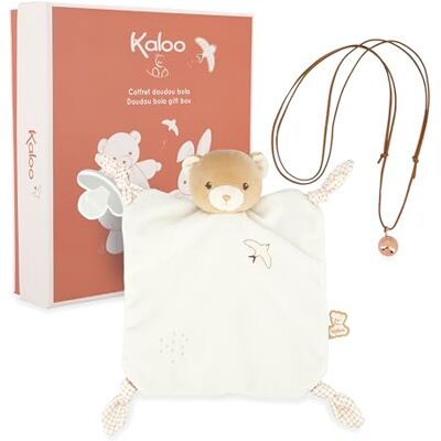 KALOO Cofanetto nascita con peluche orsacchiotto e collana bola gravidanza Regalo per neonati e future mamme Materiali morbidi e ipoallergenici Cofanetto regalo personalizzabile KALOO Cofanetto nascita con peluche orsacchiotto e collana bola gravidanza Regalo per neonati e future mamme Materiali morbidi e ipoallergenici Cofanetto regalo personalizzabile