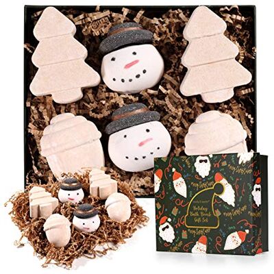 BODY & EARTH Bombe da Bagno Effervescenti 6 Pezzi con Oli Essenziali Naturali, Bath Bamb Set con Trattamento Spa Fragrante -Lavanda, Rosa e Vaniglia,regalo natale donna BODY & EARTH Bombe da Bagno Effervescenti 6 Pezzi con Oli Essenziali Naturali, Bath Bamb Set con Trattamento Spa Fragrante -Lavanda, Rosa e Vaniglia,regalo natale donna