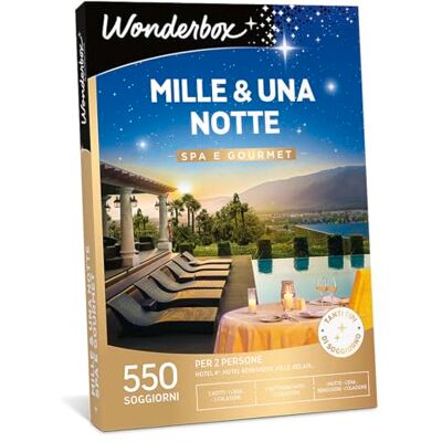 WONDERBOX Cofanetto Regalo Mille & Una Notte Spa e Gourmet per 2 pers WONDERBOX Cofanetto Regalo Mille & Una Notte Spa e Gourmet per 2 pers