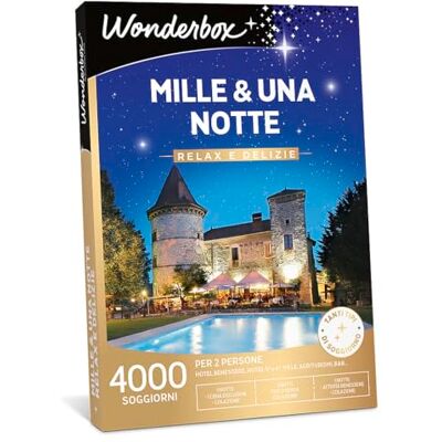 WONDERBOX Cofanetto Regalo Mille & Una Notte Relax e Delizie per 2 WONDERBOX Cofanetto Regalo Mille & Una Notte Relax e Delizie per 2