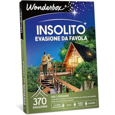 WONDERBOX Cofanetto Regalo Insolito Evasione da Favola per 2 pers WONDERBOX Cofanetto Regalo Insolito Evasione da Favola per 2 pers