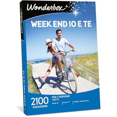WONDERBOX Cofanetto Regalo Week End Io e Te per 2 Persone WONDERBOX Cofanetto Regalo Week End Io e Te per 2 Persone