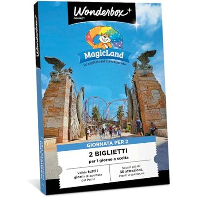 WONDERBOX Connect Cofanetto Regalo Magicland 2 Biglietti per 1 Giorno WONDERBOX Connect Cofanetto Regalo Magicland 2 Biglietti per 1 Giorno