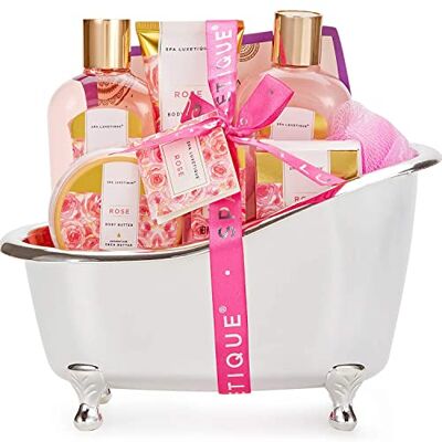 spa luxetique Set Regalo Donne–8 Pezzi Rosa Cofanetto Regalo Donna Beauty con Bombe da Bagno,Vasca Decorativa,Idee Regalo Natale Donna,Regalo Festa della Mamma,Regali di Compleanno San Valentino spa luxetique Set Regalo Donne–8 Pezzi Rosa Cofanetto Regalo Donna Beauty con Bombe da Bagno,Vasca Decorativa,Idee Regalo Natale Donna,Regalo Festa della Mamma,Regali di Compleanno San Valentino