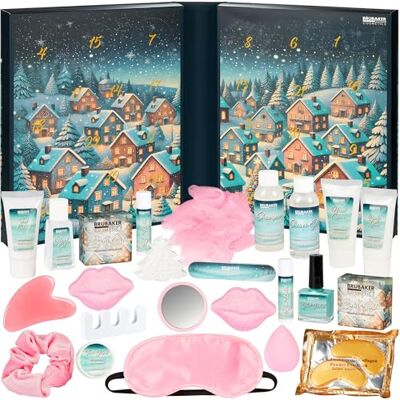Brubaker Cosmetics XXL Beauty Avvento 2026 Villaggio di Natale Innevato Grande Calendario Wellness Apribile con Prodotti di Bellezza 24 Sorprese Cosmetiche Regalo di Natale Perfetto per Donne Brubaker Cosmetics XXL Beauty Avvento 2026 Villaggio di Natale Innevato Grande Calendario Wellness Apribile con Prodotti di Bellezza 24 Sorprese Cosmetiche Regalo di Natale Perfetto per Donne