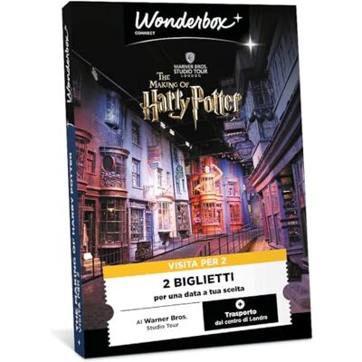 WONDERBOX Connect Cofanetto Regalo Harry Potter Studio 2 biglietti WONDERBOX Connect Cofanetto Regalo Harry Potter Studio 2 biglietti