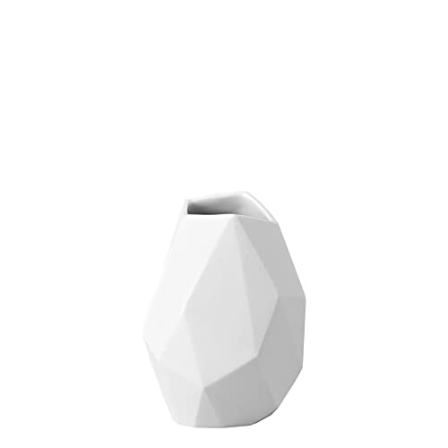 Rosenthal Surface Vaso in Miniatura in Porcellana, Altezza 9 cm, Colore: Bianco