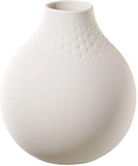 Villeroy & Boch Collier Blanc Vaso Perle Piccolo, Porcellana Premium, Bianca, 11x11x12 cm