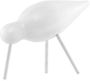 Normann Copenhagen Uccello Decorativo, Legno, Bianco, 15 x 5.5 x 11 cm