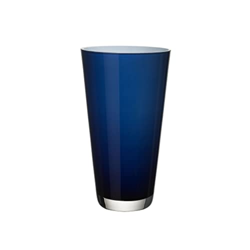 Villeroy & Boch Verso Vaso Piccolo Midnight Sky, 25 cm, Vetro, Blu