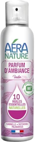 AERA NATURE : Ambiente naturale profumo, 125 ml, con 10 oli essenziali"India" Cannella, patchouli, palmarosa