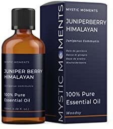 Mystic Moments Juniper Berry Himalayan Olio essenziale 100ml Olio puro e naturale per diffusori, aromaterapia e massaggio miscele senza OGM vegano