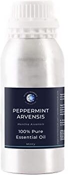 Mystic Moments Peppermint Arvensis Olio essenziale 1 kg olio puro e naturale per diffusori, aromaterapia e massaggio miscele senza OGM vegano