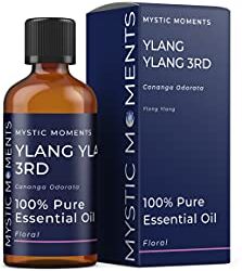 Mystic Moments Ylang Ylang 3 ° olio essenziale 100 ml olio puro e naturale per diffusori, aromaterapia e massaggio miscele senza OGM vegano