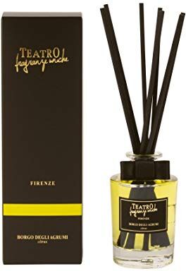 Teatro Fragranze Uniche Borgo Degli Agrumi Diffusore 100 ml + Bastoncini New