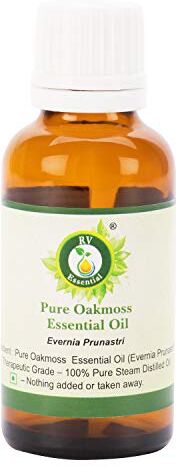 R V Essential Olio essenziale di muschio di quercia   Evernia Prunastri   100% puro   non diluito   vapore distillato   qualità terapeutica   Oakmoss Essential Oil   30 ml   1.01 once by