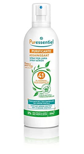 Puressentiel Spray Purificante per l'Aria ai 41 Oli Essenziali 100% Puri e Naturali, Purifica, Tratta e Igienizza i Tessuti, Con Formula Brevettata, 0% Gas Propulsore, Formato convenienza, 500 ml