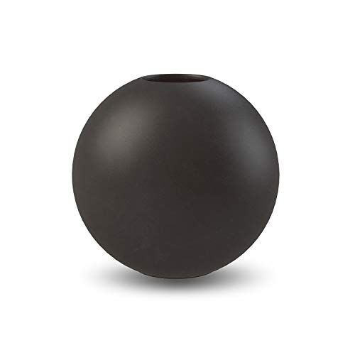 Cooee Design Cooee Vaso di design a sfera, 20 cm, nero